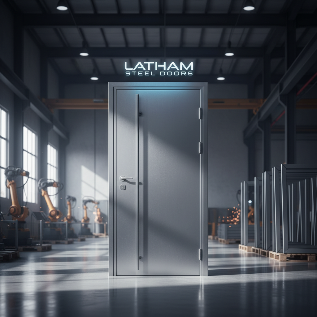 Usi comerciale din otel Latham | Achiziții cu ridicata pentru sarcini grele